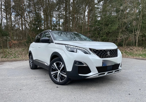 Peugeot 3008 cena 89900 przebieg: 146000, rok produkcji 2019 z Śmigiel małe 326